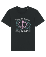Imagine All The People Living Life In Peace Tricou mânecă scurtă Unisex Rocker