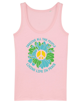 Living Life In Peace Cotton Pink