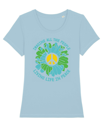 Living Life In Peace Sky Blue