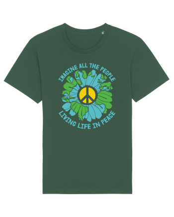 Living Life In Peace Bottle Green