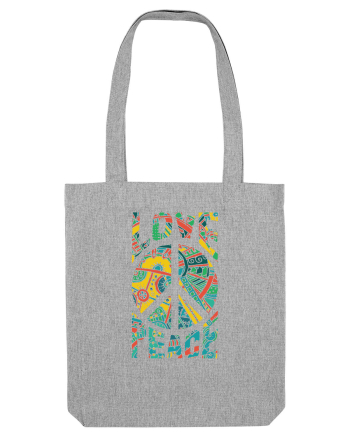 Love And Peace Heather Grey