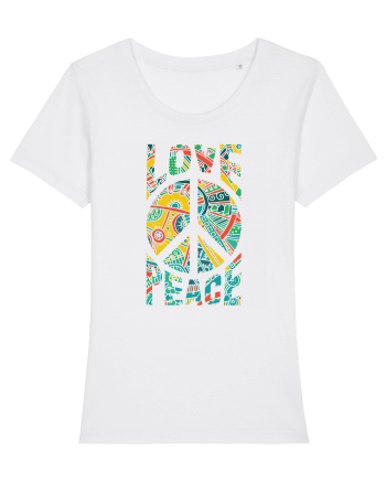 Love And Peace White