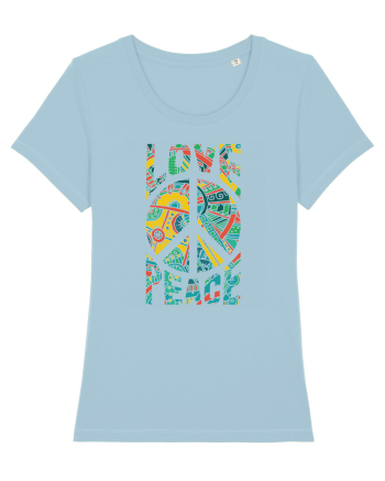 Love And Peace Sky Blue
