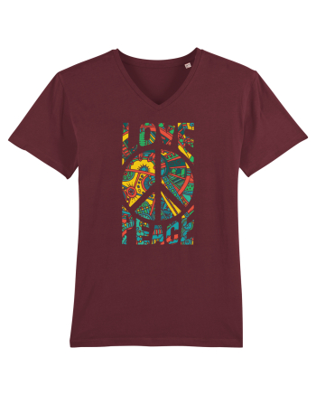 Love And Peace Burgundy