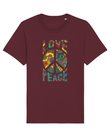 Love And Peace Burgundy