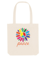 Peace Flower Sacoșă textilă