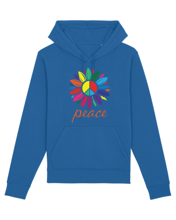 Peace Flower Royal Blue