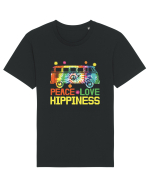 Peace Love Hippiness Tricou mânecă scurtă Unisex Rocker