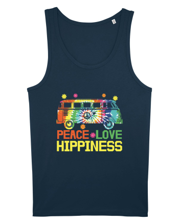 Peace Love Hippiness Navy