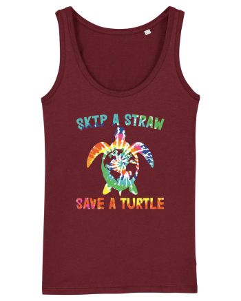 Skip A Strow Save A Turtle Burgundy