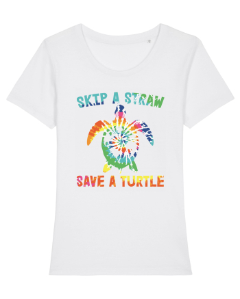 Skip A Strow Save A Turtle White