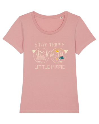 Stay Trippy Little Hippie Canyon Pink