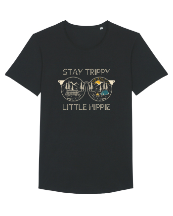 Stay Trippy Little Hippie Black