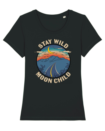 Stay Wild Moon Child Black