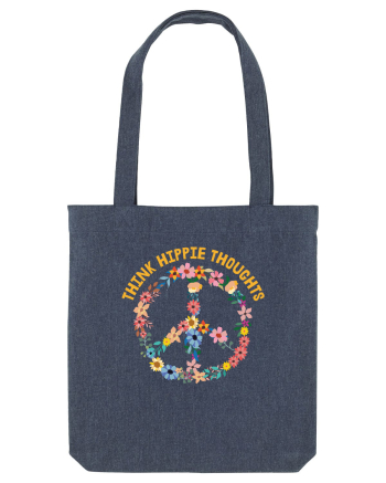 Think Hippie Thoughts Midnight Blue