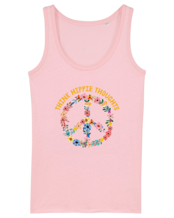 Think Hippie Thoughts Cotton Pink