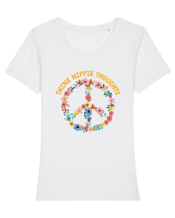 Think Hippie Thoughts White