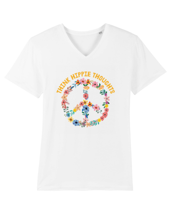 Think Hippie Thoughts White