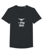 I stay High Tricou mânecă scurtă guler larg Bărbat Skater