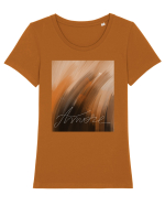 Desire Tricou mânecă scurtă guler larg fitted Damă Expresser