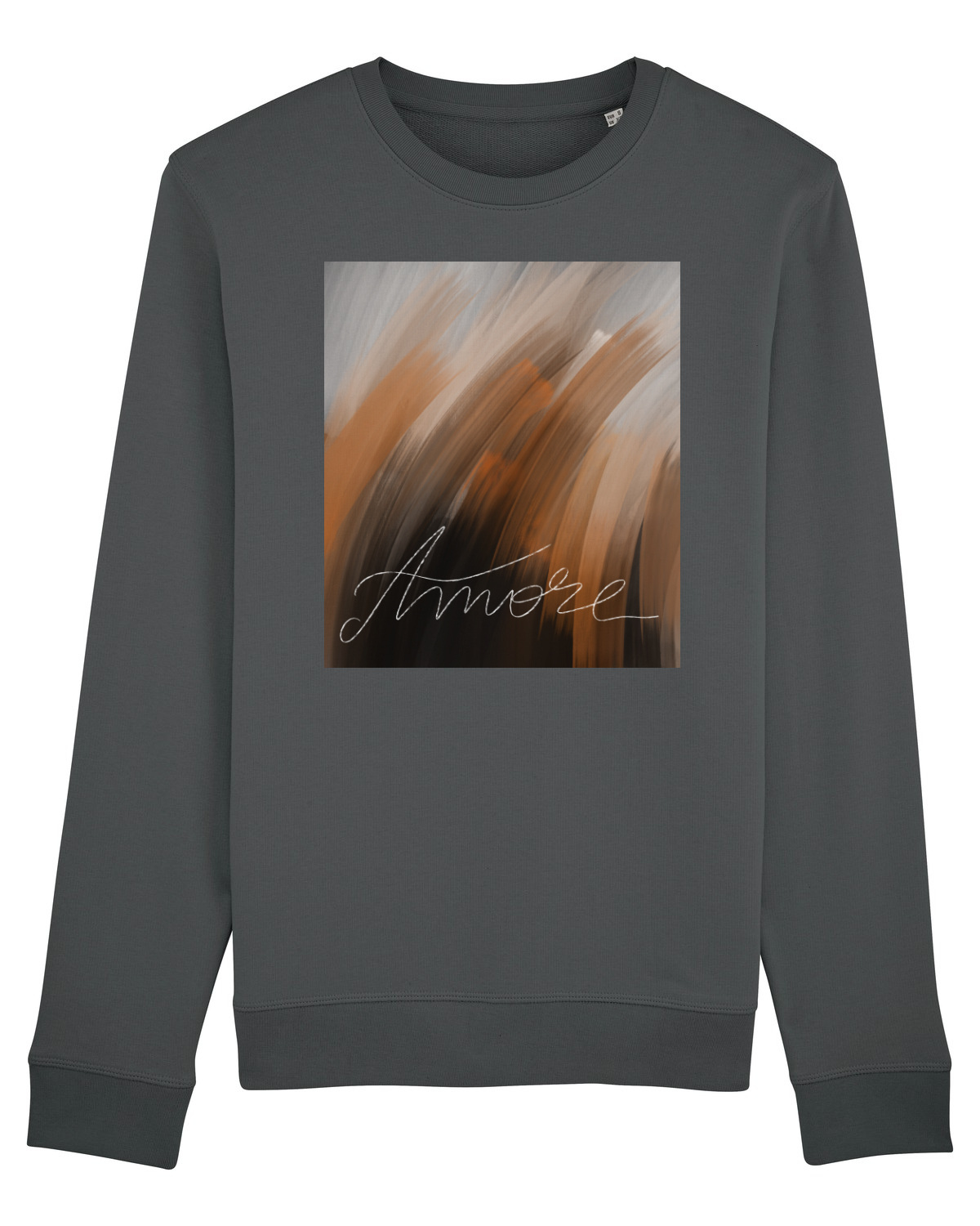 Bluză mânecă lungă Unisex Rise Anthracite