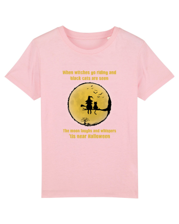 Witches and Black Cats Cotton Pink
