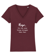 HOPE Tricou mânecă scurtă guler V Damă Evoker