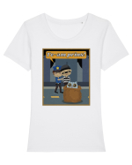 Te-am  Prins Cu Matza In Sac Tricou mânecă scurtă guler larg fitted Damă Expresser