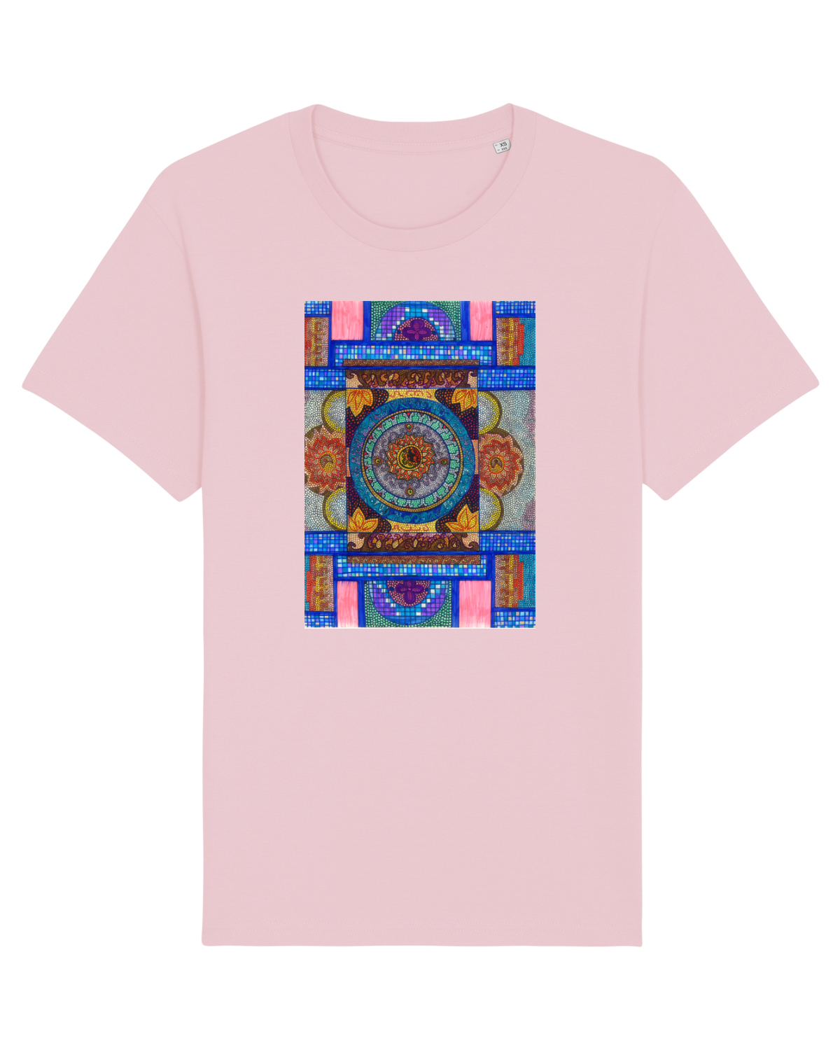 Tricou mânecă scurtă Unisex Rocker Cotton Pink