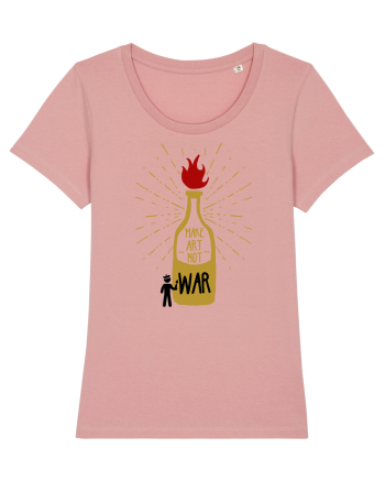 make art not war Canyon Pink