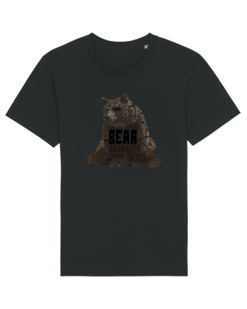Bear WordArt Black