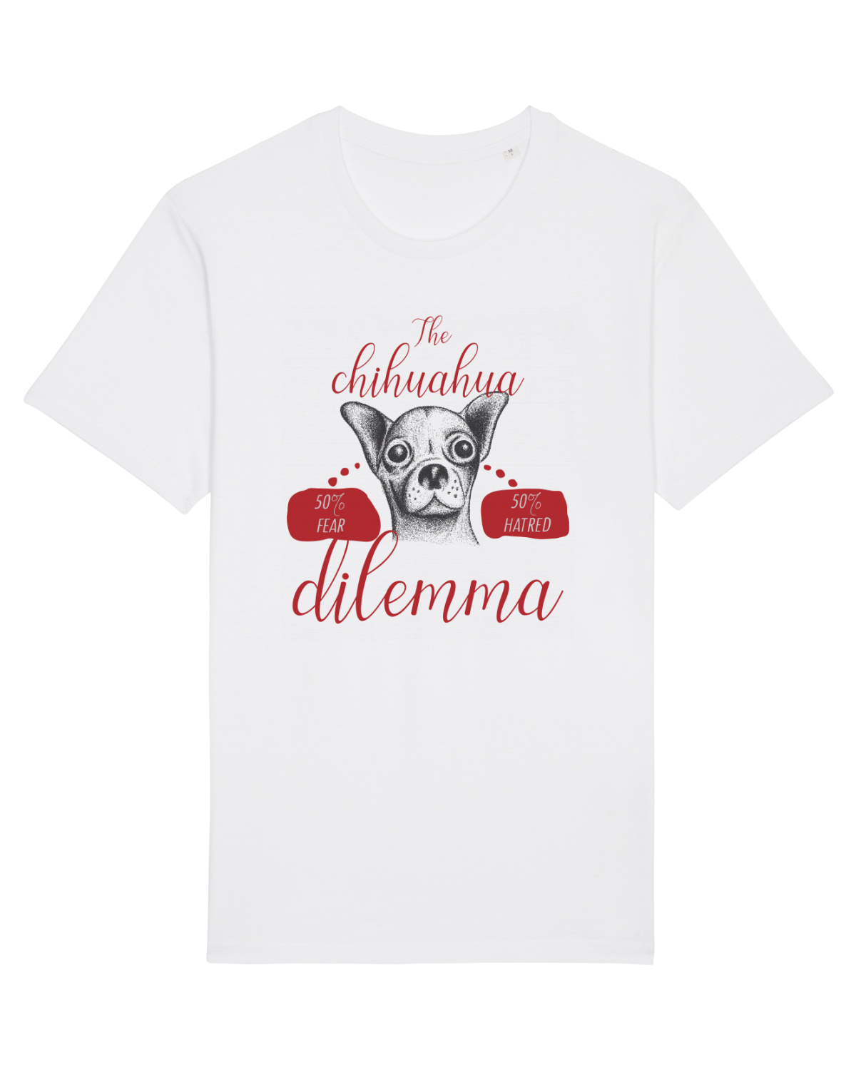 Tricou mânecă scurtă Unisex Rocker White