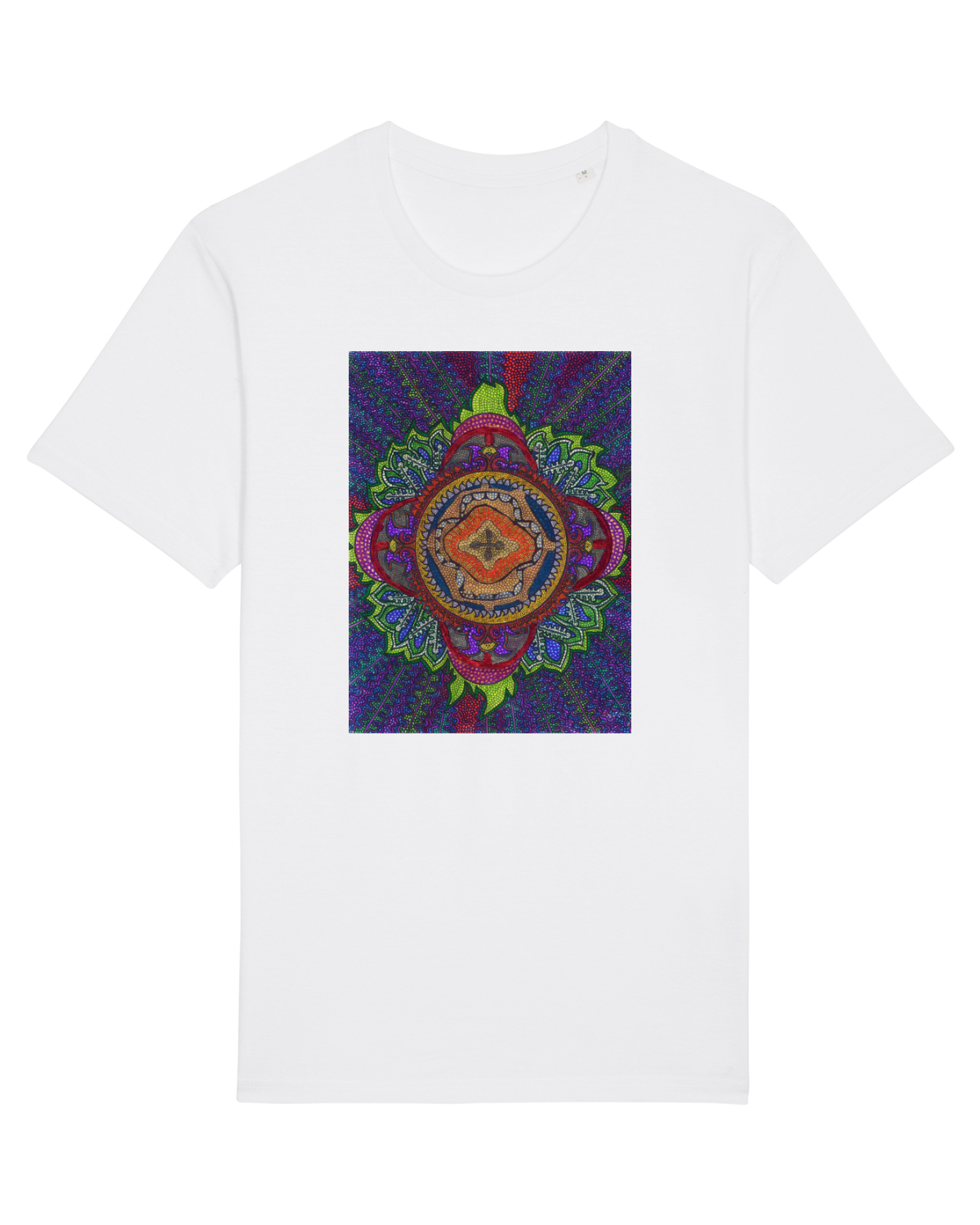 Tricou mânecă scurtă Unisex Rocker White