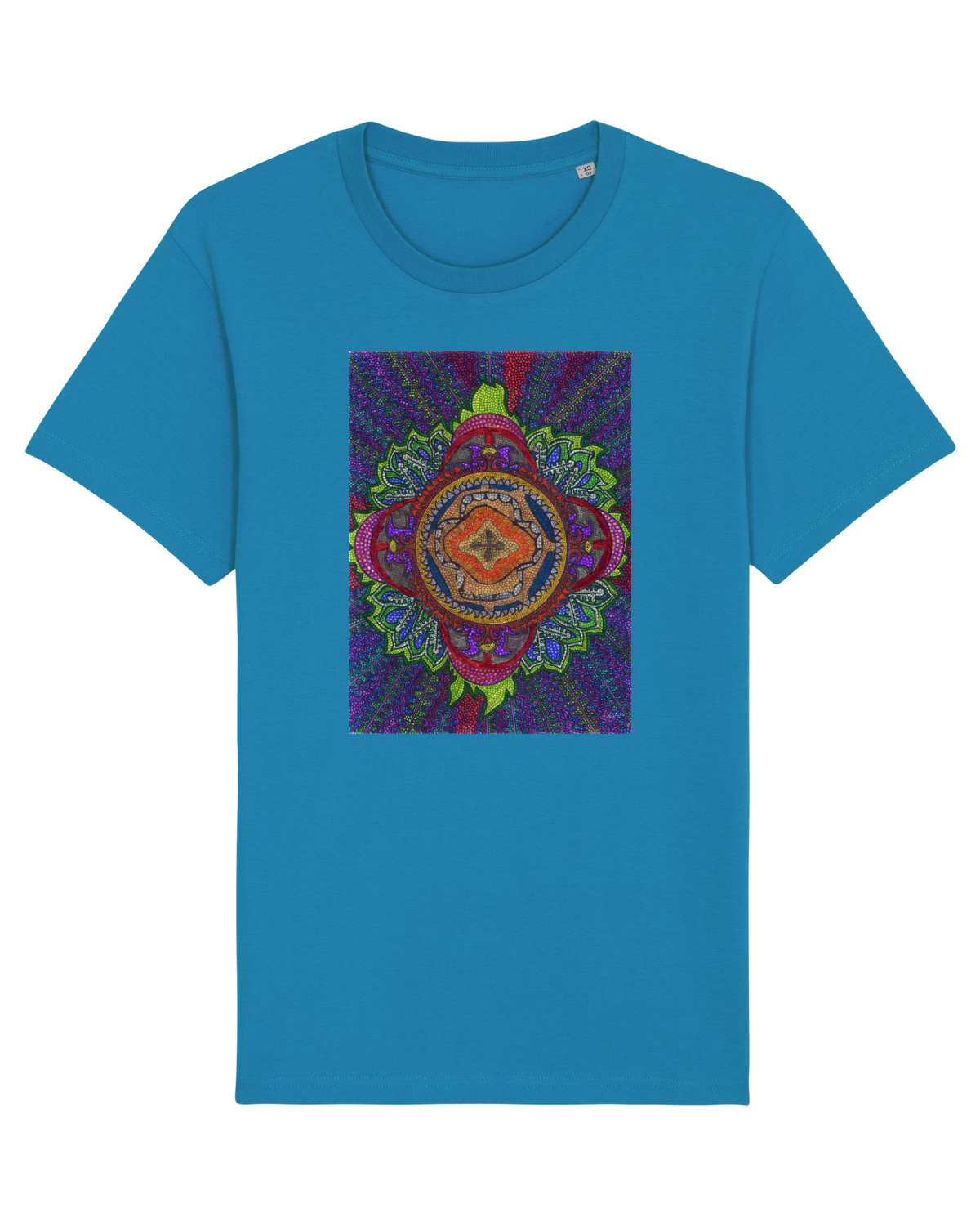 Tricou mânecă scurtă Unisex Rocker Azur