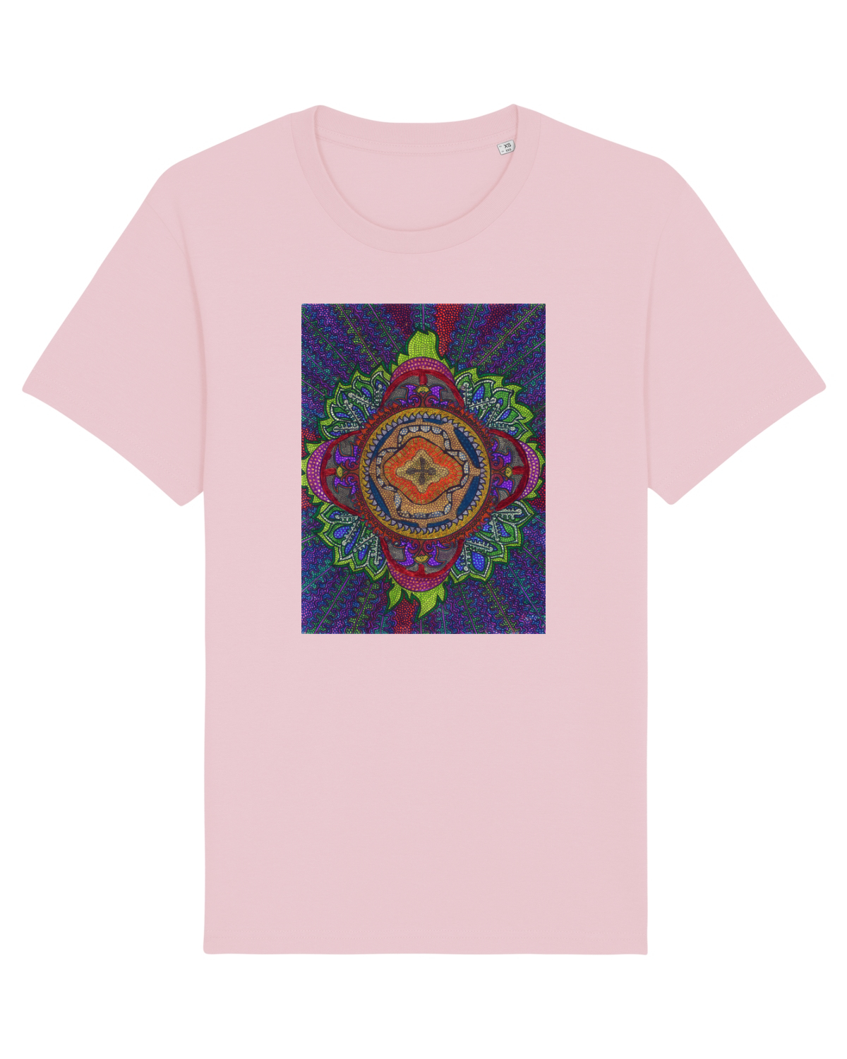 Tricou mânecă scurtă Unisex Rocker Cotton Pink