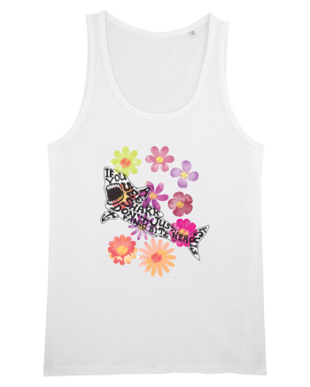 shark-flower White