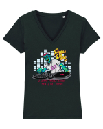 Press Play Tricou mânecă scurtă guler V Damă Evoker