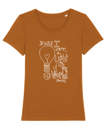 I am the light of the world. Roasted Orange