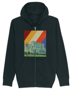 Retro Bucuresti Hanorac cu fermoar Unisex Connector