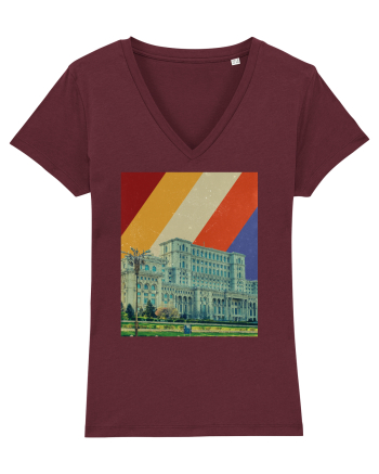 Retro Bucuresti Burgundy