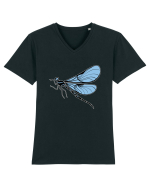Hippie Blue Insect Tricou mânecă scurtă guler V Bărbat Presenter