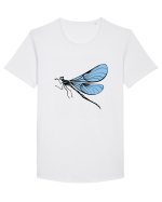 Hippie Blue Insect Tricou mânecă scurtă guler larg Bărbat Skater