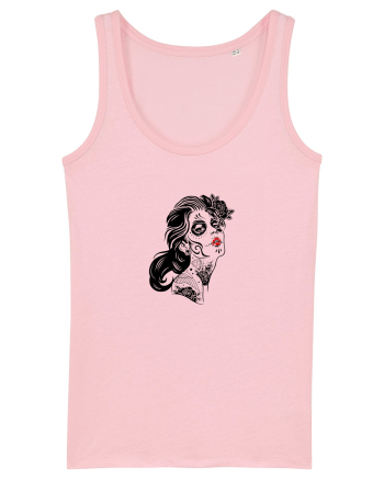 Sugar skull lady Cotton Pink