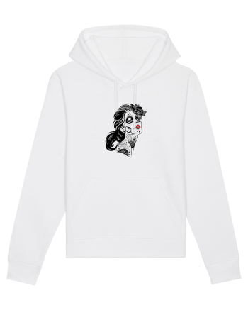 Sugar skull lady White