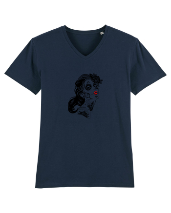 Sugar skull lady French Navy