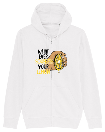 Squeeze your lemon White