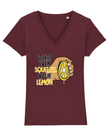 Squeeze your lemon Burgundy