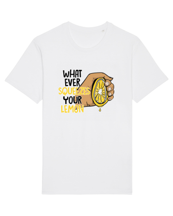 Squeeze your lemon White