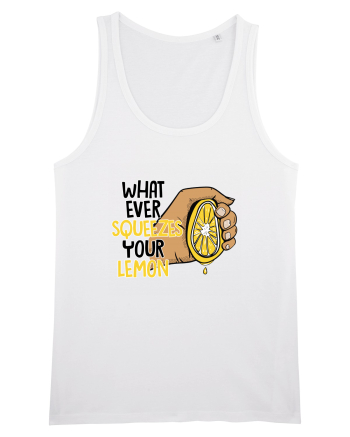Squeeze your lemon White
