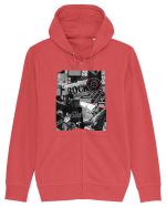 Vintage Rock Hanorac cu fermoar Unisex Connector